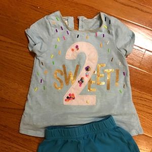 Girls 2nd birthday outfit